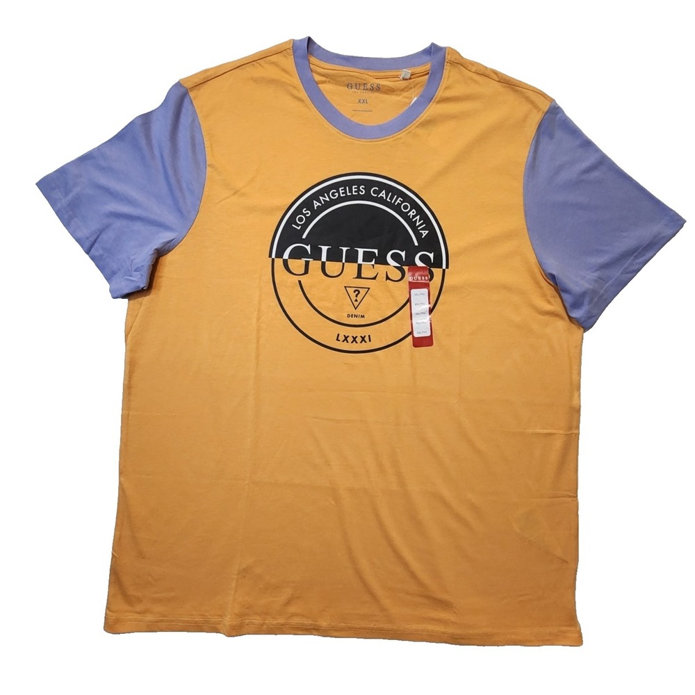 Guess‎ Men's T shirt Hector Logo Graphic Print Short Sleeve Size XXL NWT